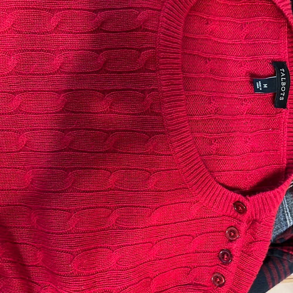 Talbots Classic Cableknit - Picture 3 of 3